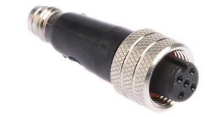 1 pcs - Brad from Molex 4 Pole M8 Plug to 4 Pole M12 Socket Adapter - Picture 1 of 4