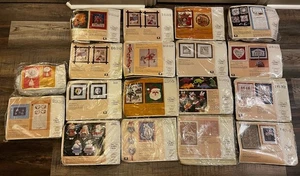 Vintage Creative Circle Embroidery Needlepoint Kits And More Lot Of 19 - Picture 1 of 20