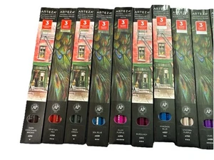 Arteza Artis Quality pencils 4mm lead assorted colours (bundle 1) 19 colours x 3 - Picture 1 of 5