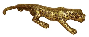 Panther Statue Jaguar Leopard Figurine Handmade Brass Home Décor Showpiece Idol - Bild 1 von 12