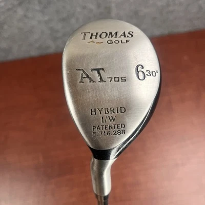 Thomas Golf AT 705 6 Hybrid 30° Graphite Regular Flex Shaft Mens LH Golf Club - Image 1 of 4