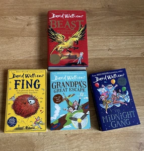 David Walliams Bundle x 4 Books, 3 Softback, 1 Hardback NEW - Bild 1 von 7