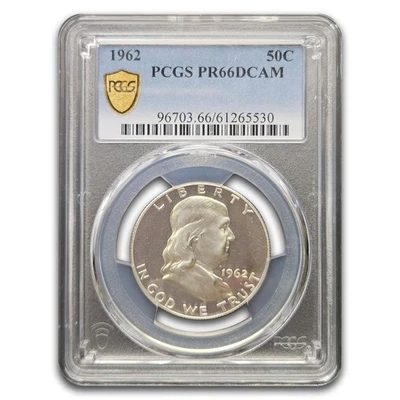 1962 Franklin Half Dollar PR-66 DCAM PCGS - Image 1 of 3
