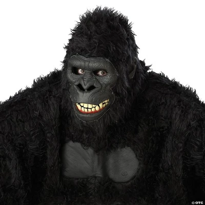 Goin Ape Animotion Mask Adult Gorilla Halloween Cosplay Costume Prop - Image 1 of 4