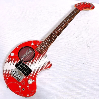 FERNANDES ZO-3 Coca Cola Rojo Amplificador Incorporado Raro Nómada Guitarra De Colección Japón Foto 1 de 4