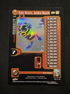 Baby Vegeta Golden Oozaru 246 Ultra Rare Flat Foil Unlimited Dragonball GT Score - Picture 1 of 2