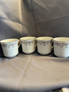 4 - Imoco Fine China Cups, "Kensington" Pattern #6379 - Picture 1 of 7