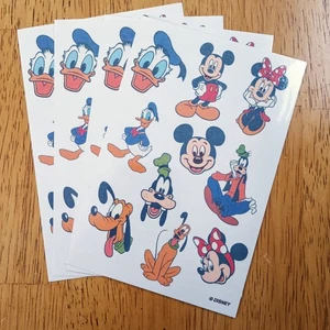 Disney Temporäre Tattoos 4 Blatt à 10 Mickey, Minnie, Goofy, Donald & Pluto - Bild 1 von 1
