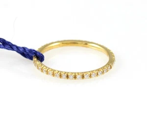 ANELLO EMPORIO RECARLO VERETTA ORO GIALLO 18 KT E DIAMANTI ct 0.22 - Imagen 1 de 3