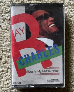 Sealed! - RAY CHARLES - Blues Is My Middle Name CASSETTE 1984 Golden Circle MINT - Picture 1 of 3