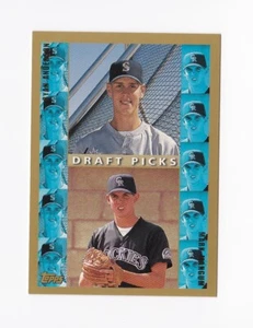 1998 Topps #491 Ryan Anderson RC Mark Mangum Seattle Mariners Colorado Rockies - Picture 1 of 2