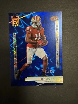 2024 Panini DONRUSS Elite Brandon Aiyuk Blue /875 - Image 1 of 2