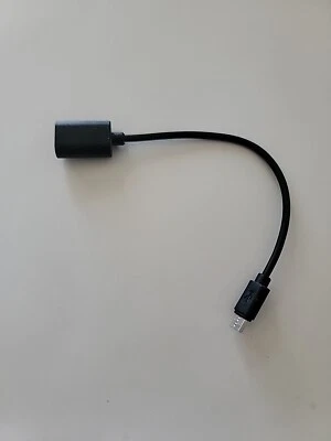 1pcs Black Micro USB B Male To USB 2.0 A Female OTG Host Converter Cable Adapter - Image 1 of 4