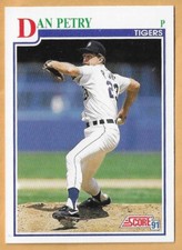 DAN PETRY DETROIT TIGERS #434 - SCORE NM-MT 1991
