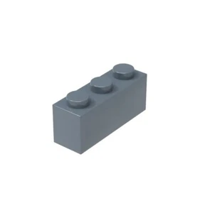50 x Klemmbausteine 1x3 Noppen, Basistein, DGrau, 3622 100%Kompatibler Baustein - Bild 1 von 1
