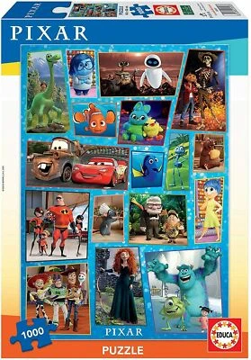 Disney Pixar Jigsaw Puzzle 1000 pieces Kids Adult  Family EDUCA - Image 1 of 3
