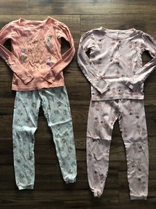 Girls Sleepwear Size 5 Kids 2 Piece Ballet Dance Pajama Set Just One You Carters - Picture 1 of 5
