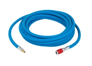 SATA Spray Gun Air Hose Blue 9 mm 32 ft w/ Quick Coupling Red and Nipple 53090 - Picture 1 of 6