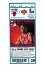 Chicago Bulls vs New York Knicks Unused Basketball Ticket from 3/2/2001