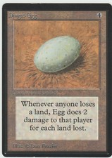 Beta MTG  Dingus Egg  Magic Rare
