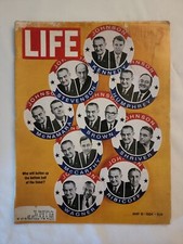 1964 May 8 LIFE Magazine Who Will Button Up the Bottom Half of Ticket  (MH190)