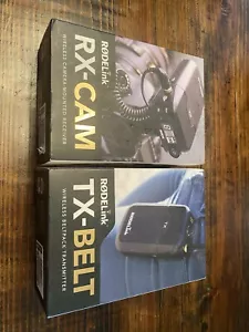 Rode RODELink RX-CAM Receiver/TX-BELT Transmitter/Lav Mic-open box-never used - Picture 1 of 10