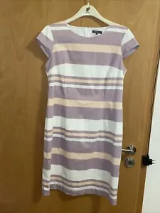Montego Kleid mit Blockstreifen in lila Gr.44 - Bild 1 von 4