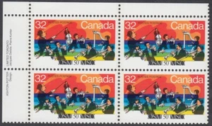 Canada - #1010 Montreal Symphony Plate Block - MNH - Picture 1 of 1
