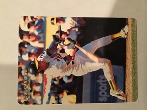 Jose Canseco 1990 Mother’s Cookies #3 of 4 Oakland A’s