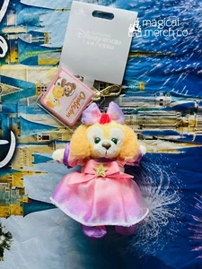 Shanghai Disney CookieAnn Cookie Duffy Plush Badge Mid Autumn Keychain New - Picture 1 of 1