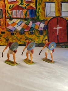 Elastolin Hausser 40mm Roman Slingers Lot 5mint Exquisite Bought Germany 🇩🇪  - Picture 1 of 7