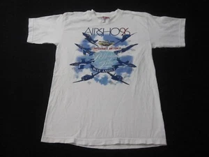 Vintage Blue Angels Shirt Mens Medium Airshow 1996 - Picture 1 of 13