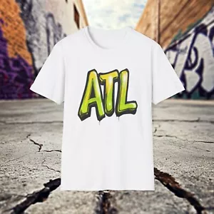 Cool ATL Graphic T-Shirt, Urban Streetwear, Unisex Casual Tee, - Picture 1 of 25