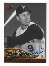 Autographed 2005 Upper Deck Sweet Spot Classics #4 BILL MAZEROSKI Pirates card