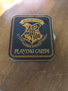 Harry Potter Warner Brothers Paladone Playing Cards Tin Hogwarts Draco New Open - Picture 1 of 5