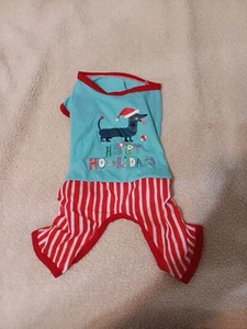 UNBRANDED PET CHRISTMAS PAJAMAS SIZE M - Picture 1 of 4