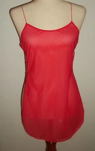 Victoria's Secret Ultra Sexy Open Back Red Mesh Strappy Lingerie Baby Doll Small - Picture 1 of 7