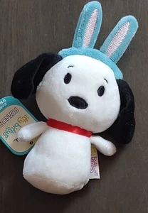 Neu mit Etikett Hallmark Itty Bitty Ostern Snoopy blaue Hasenohren Erdnüsse - Bild 1 von 6