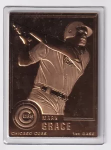 Carta oro 22 kt Mark Grace 2001 Danbury nuova di zecca sigillata # 110 cuccioli - Foto 1 di 1