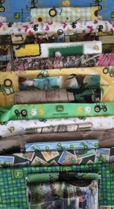 Bundle Lot of 2.72 lb Remnants John Deere Fabric 43"width Lot#70 - Picture 1 of 1