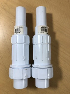 Lot of 2 - Jones Stephens 3/4" IPS PVC Expansion Coupling 6-3/4" E09075 (5399) - Image 1 of 4