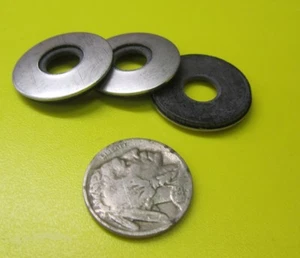 Stainless Steel Neoprene Bonded Round Washer, 3/8" Screw Size, 1.0" OD, 20 Pcs - Bild 1 von 12