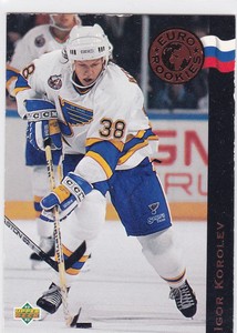 1992-93 Upperdeck Euro Rookies ER3 Igor Korolev
