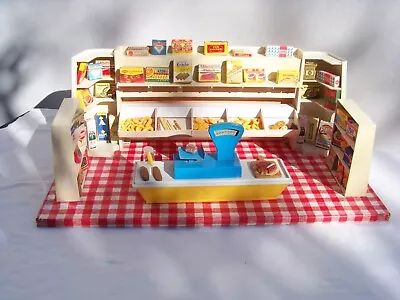 Negozio casa delle bambole anni 60 Germany Dollhouse con più di 100 oggetti!!!!! - Immagine 1 di 4