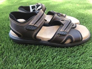Dr. Scholl's Gus Sandalen Briar braun bequem Leder Memory Herren Schuhe Gr. 13 - Bild 1 von 10