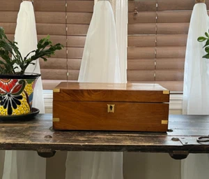 English Writing Slope Walnut Desk C1800s - Picture 1 of 15