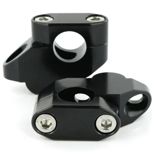 2Pc 22mm Aluminum Motorcycle Handlebar Extension Back Moved Up Handle Bar Risers - Bild 1 von 11