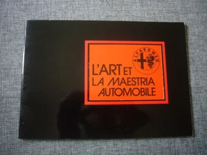 Alfa Romeo Art Exhibition brochure, 1982, rare, excellent, French text - Picture 1 of 4