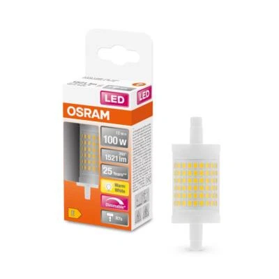 OSRAM Superstar LED R7s Lampe 78 mm dimmbar 12W wie 100W warmweiß CL 827 - Bild 1 von 4
