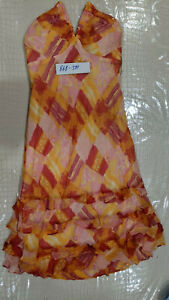 SANGRIA WOMEN HALTER TOP Dress Size 10  coral , pink, Orange         item 86B381